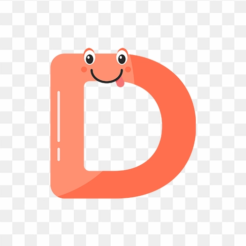 d alphabet png